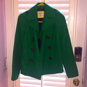 Emerald green coat